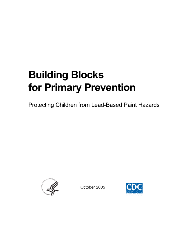 Building Blocks for Primary Prevention, 2005